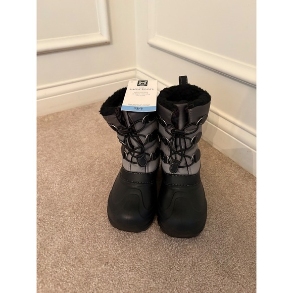 Member's Mark Other - Member's Mark Kids Snow Boots Black Ombre Size 13/1 New -10 Degree Cold Rating